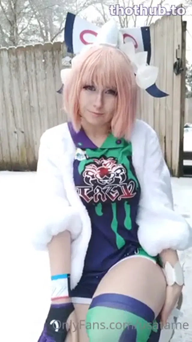 Usatame Snow Masturbation