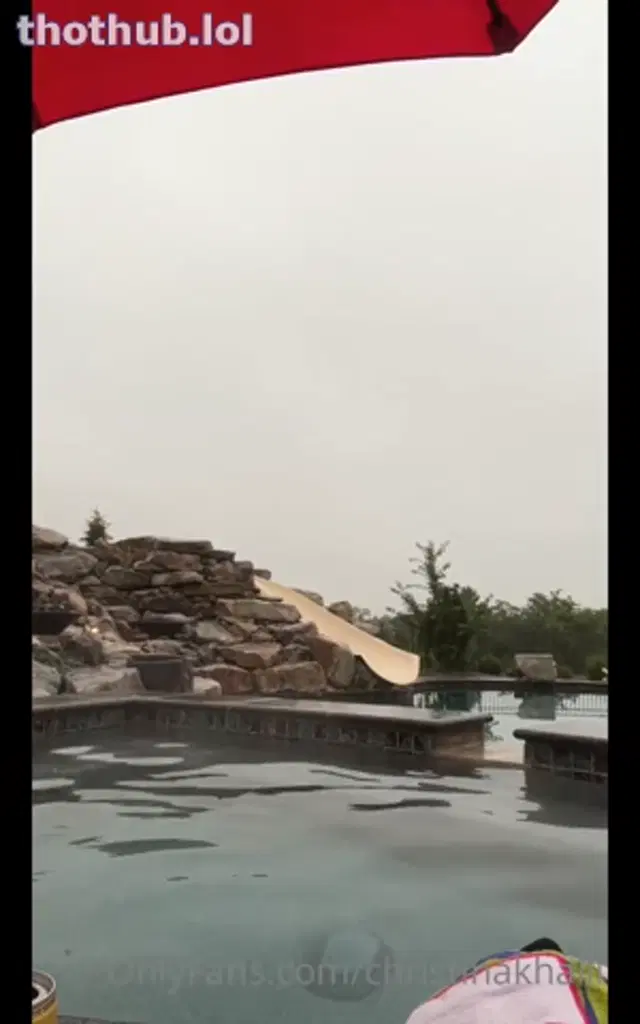 Christina Khalil wet bikini