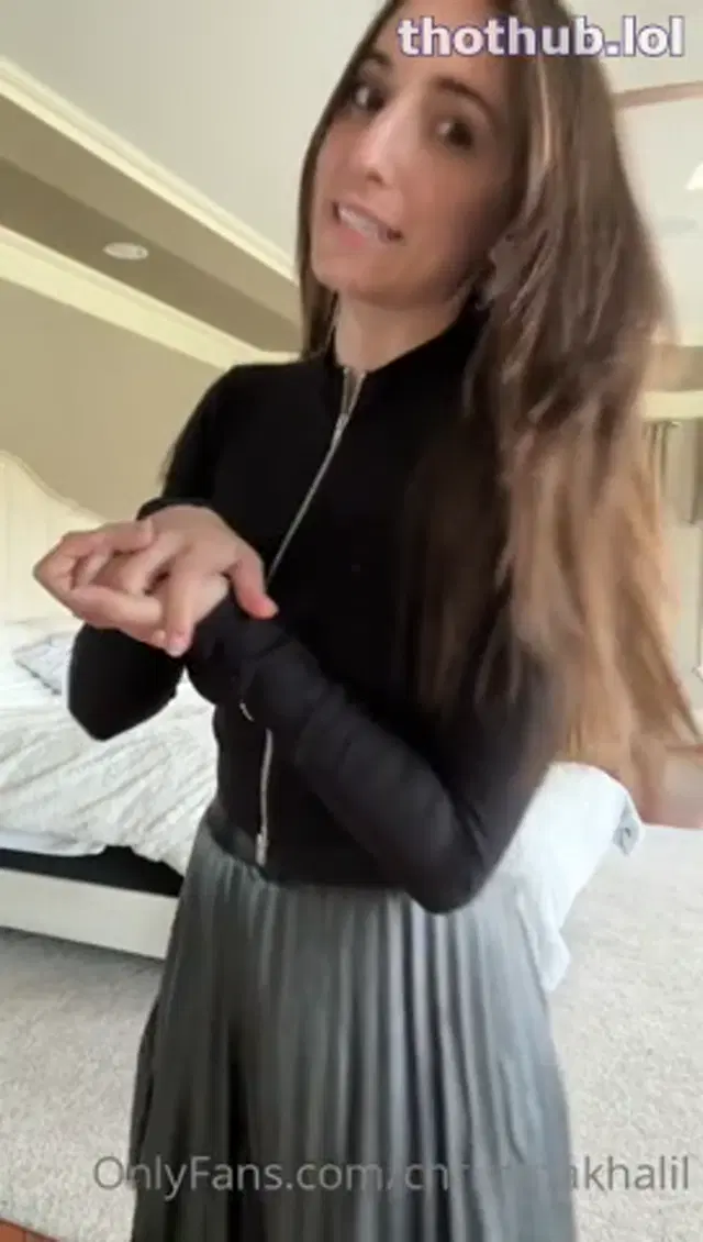 Christina Khalil try on_see thru nipple tease with ice cube