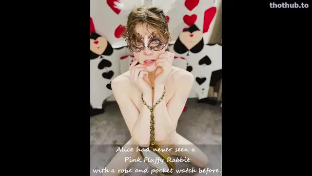 Sassycassidy’s Alice In Wonderland webcam show on 2021-August-21 (White Rabbit)