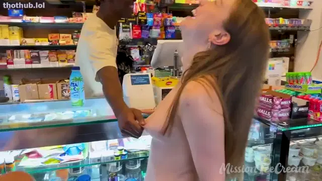 MissionIceCream FlashingEmma Naked Shopping