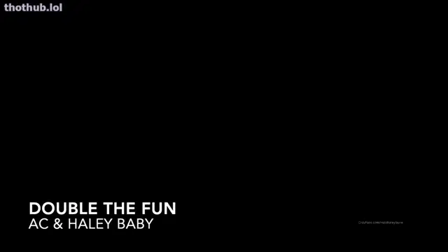 Double the fun – Allegra Cole and Haley Baby