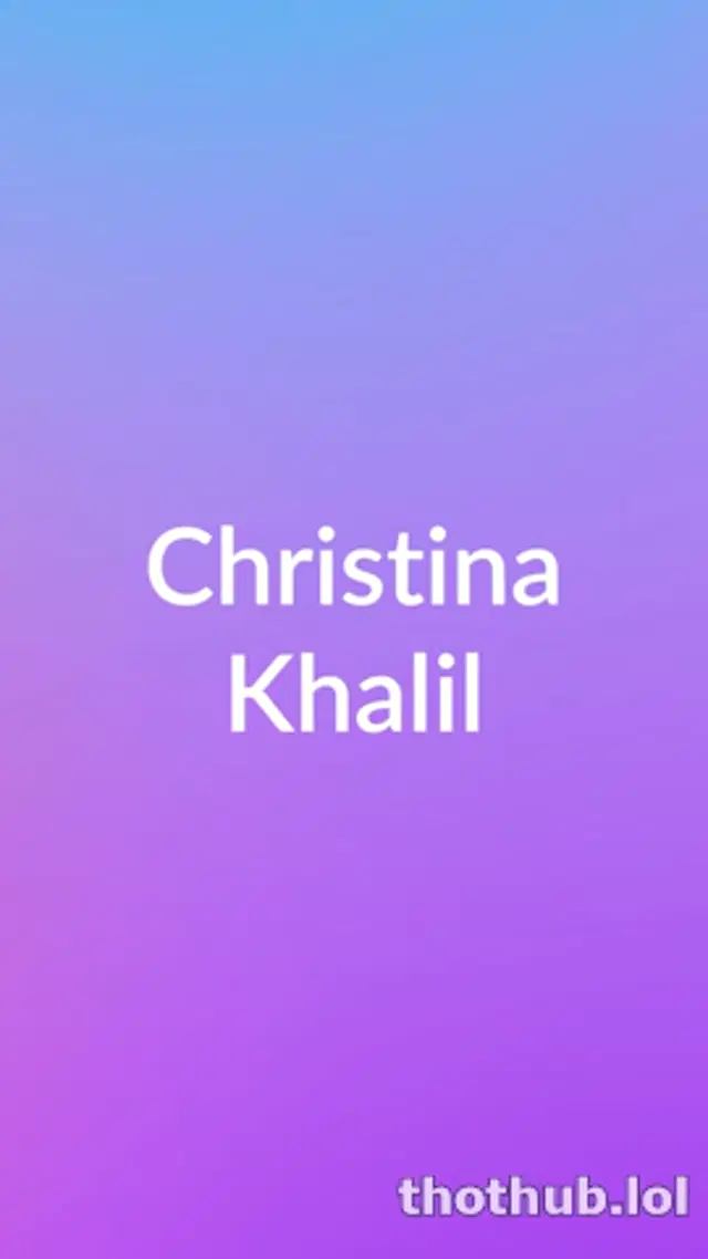Christina Khalil Bare Tits & Nipslips
