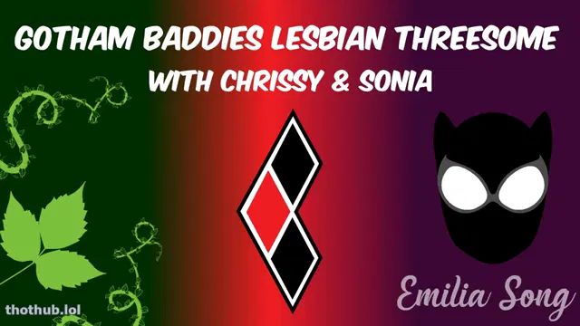 Emilia Song, Harley, Ivy, Catwoman Threesome Lesbian