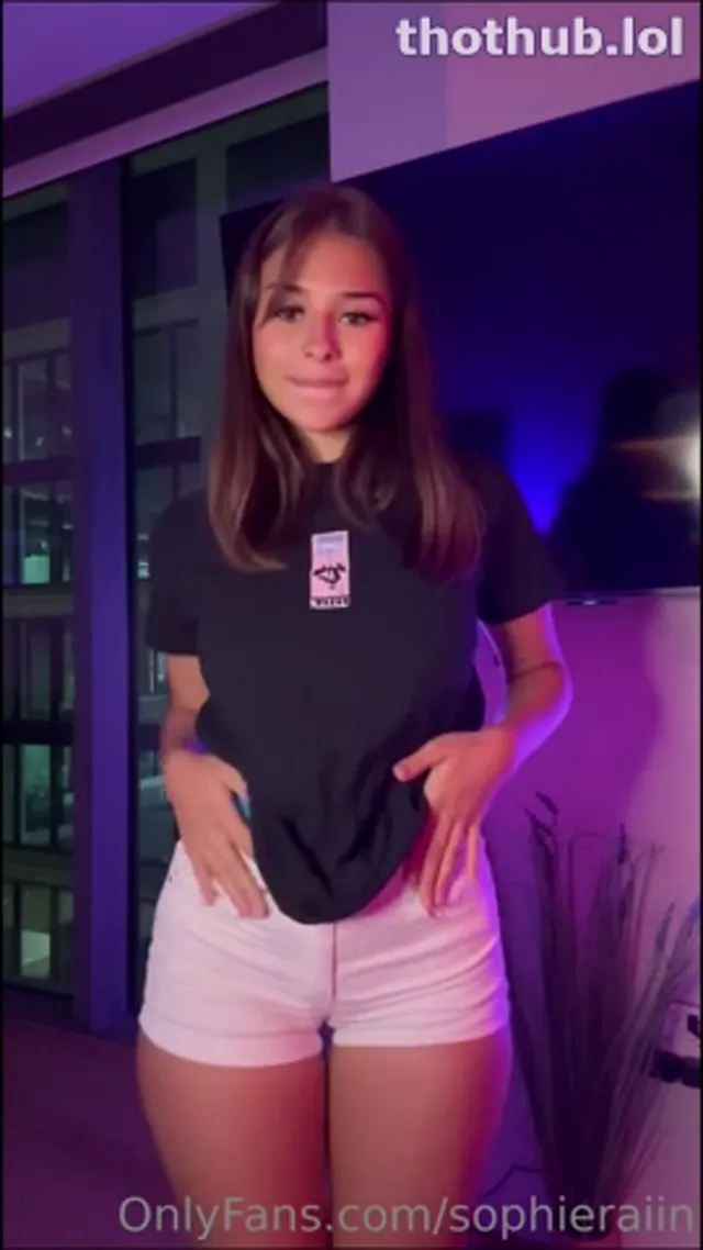 SophieRaiin Blue Lingrie Strip Tease