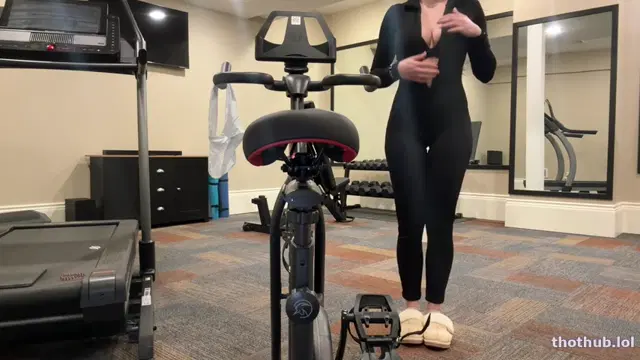Christina Khalil Naked pussy rubbing in Gym