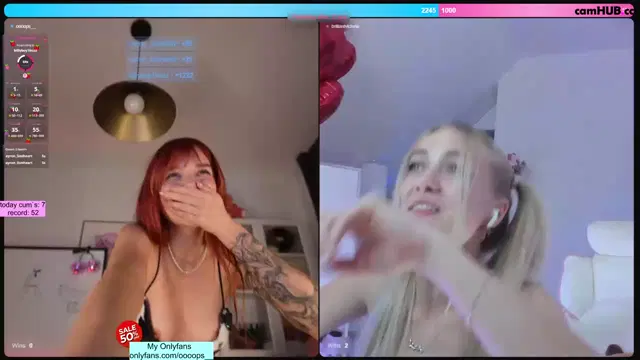 Oooops_ show 2 Lesbian cam 2 cam