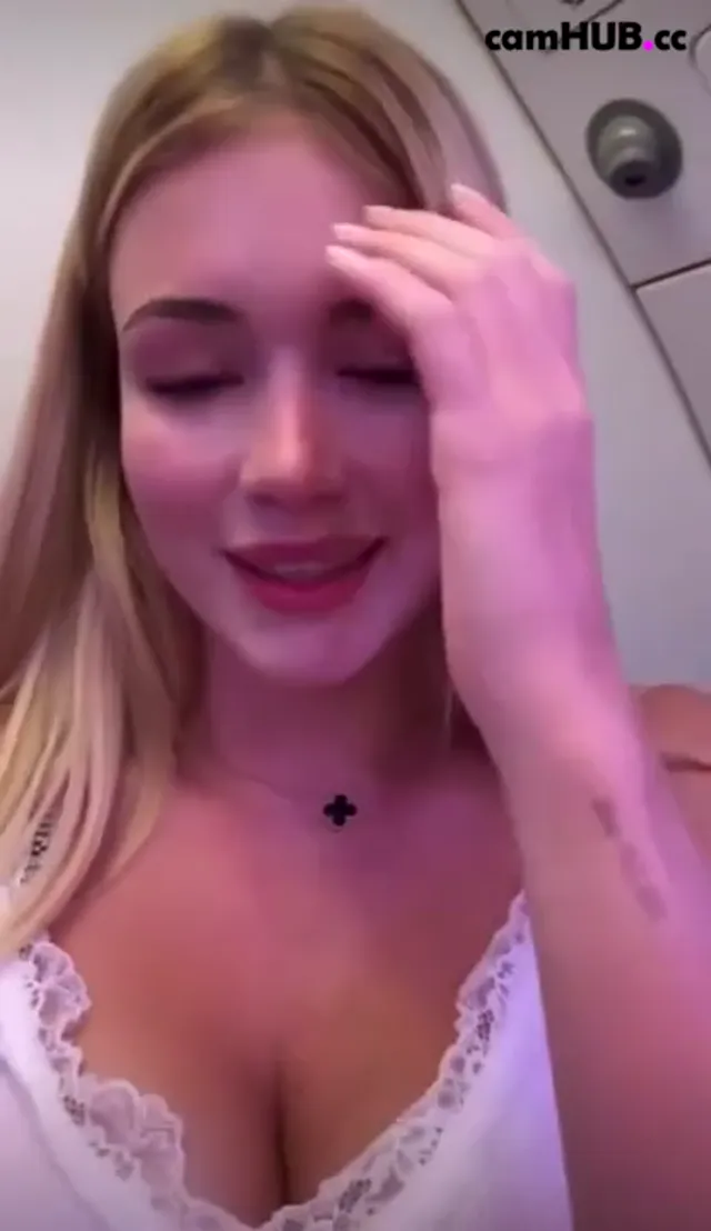 Fabienne0805s Titty Tease In An Airplane Toilet Onlyfans