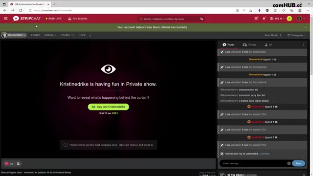 Kristinedrike -Pvt Show