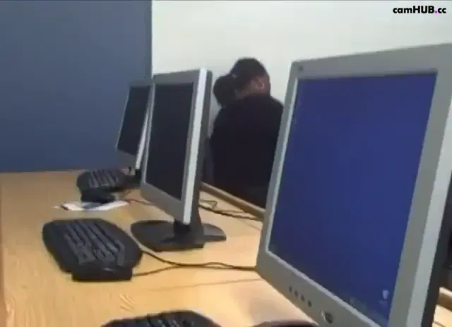 Young couple at school