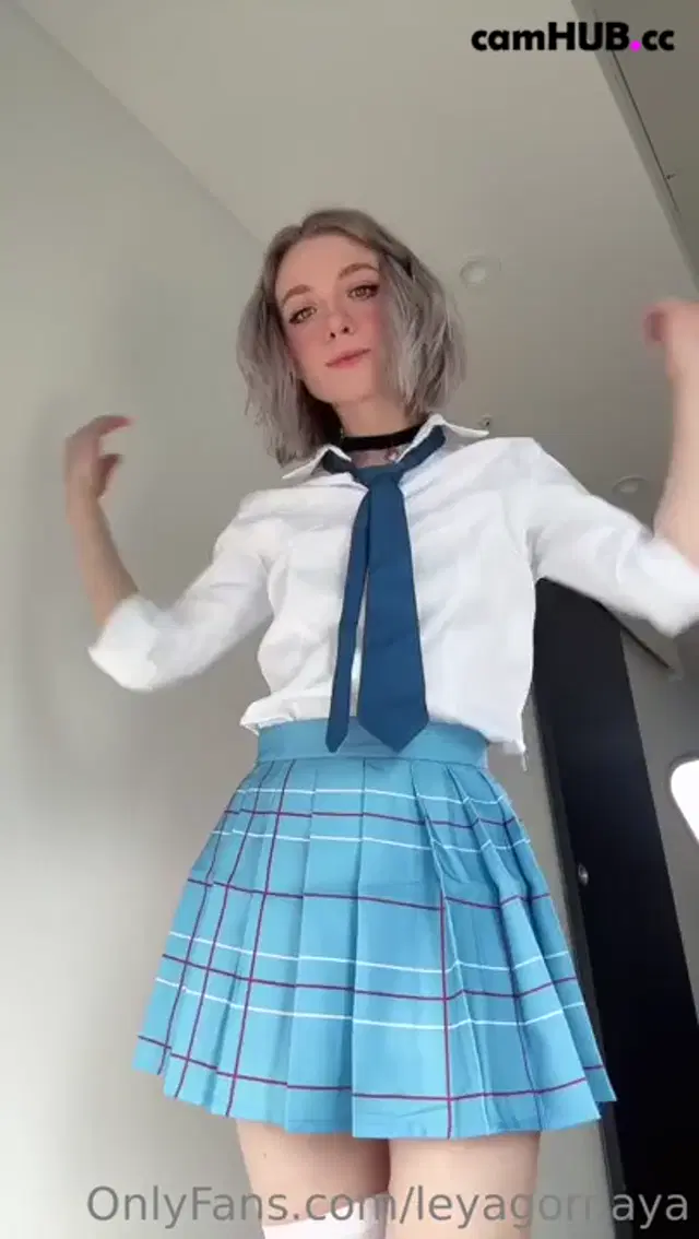 Leya Gornaya Schoolgirl Fingers Her Wet Pussy Onlyfans