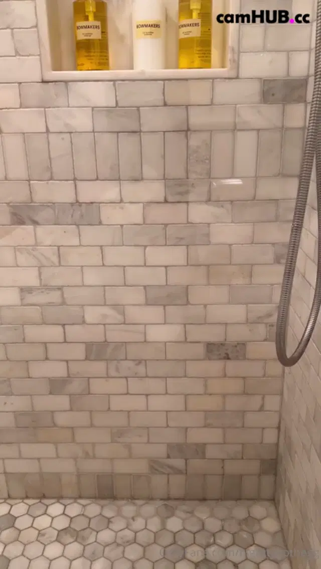 BigTittyGothEgg Dildos Herself In the Shower Onlyfans