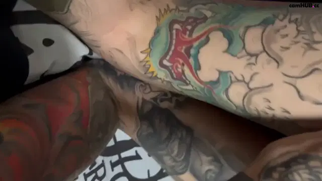 Tattooed schoolgirl fucked by her classmate