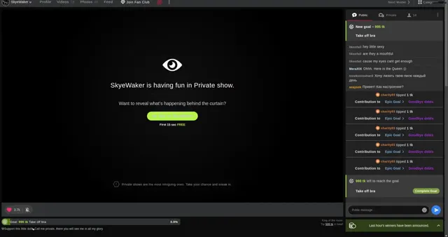 Skyewaker chaturbate 20-May-2025 showed what she has between her legs