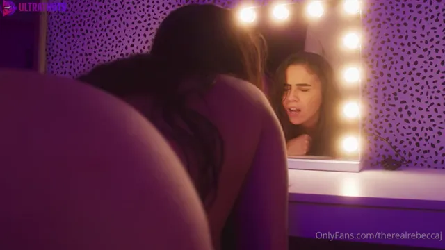 TheRealRebeccaJ Doggystyle With Mirror Play