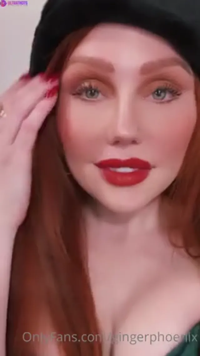 Ginger Phoenix Teasing In High Heels And Sexy Lingerie
