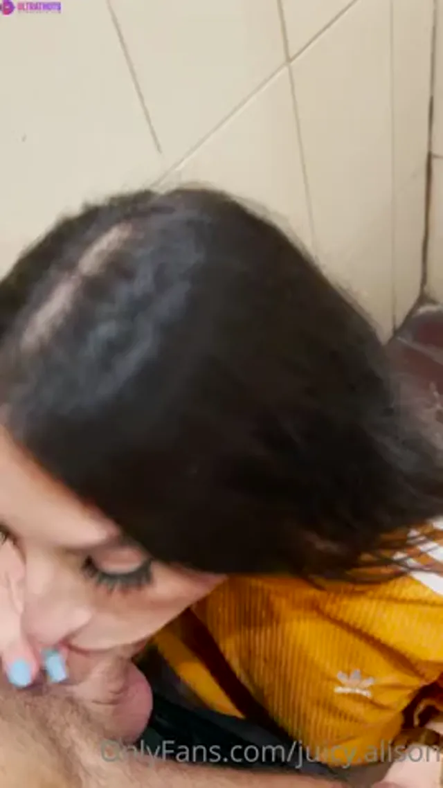 Juicy Alison Blowjob In Public