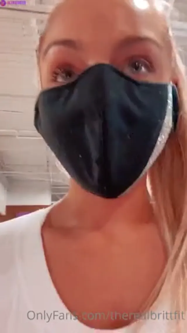 Therealbrittfit Giving Blowjob in Car Parking Lot