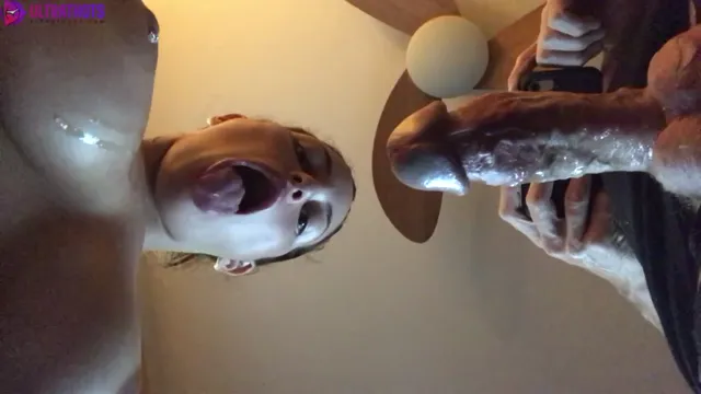 KissaSins Sloppy Blowjob On Homemade Tape