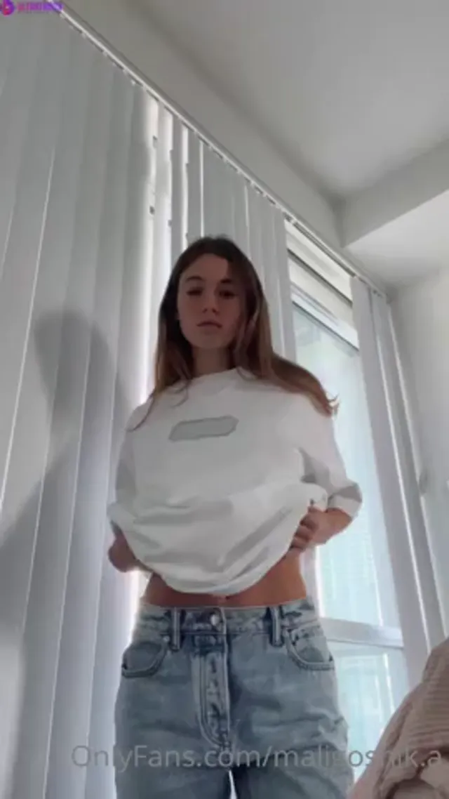 Handcuffed And Topless Anna Malygon