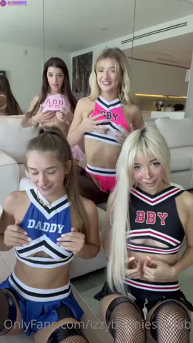 Izzybunnies Slutty Lesbian Foursome with Toys