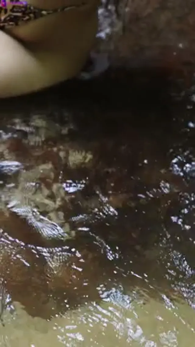 Ash4Reals Gets Topless At The River