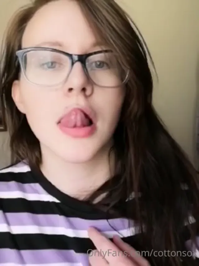 CottonSox Teasing With Tongue