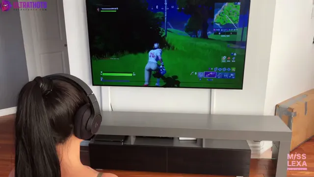 Gamer Chick Miss Lexa Playing For Cumshot Reward
