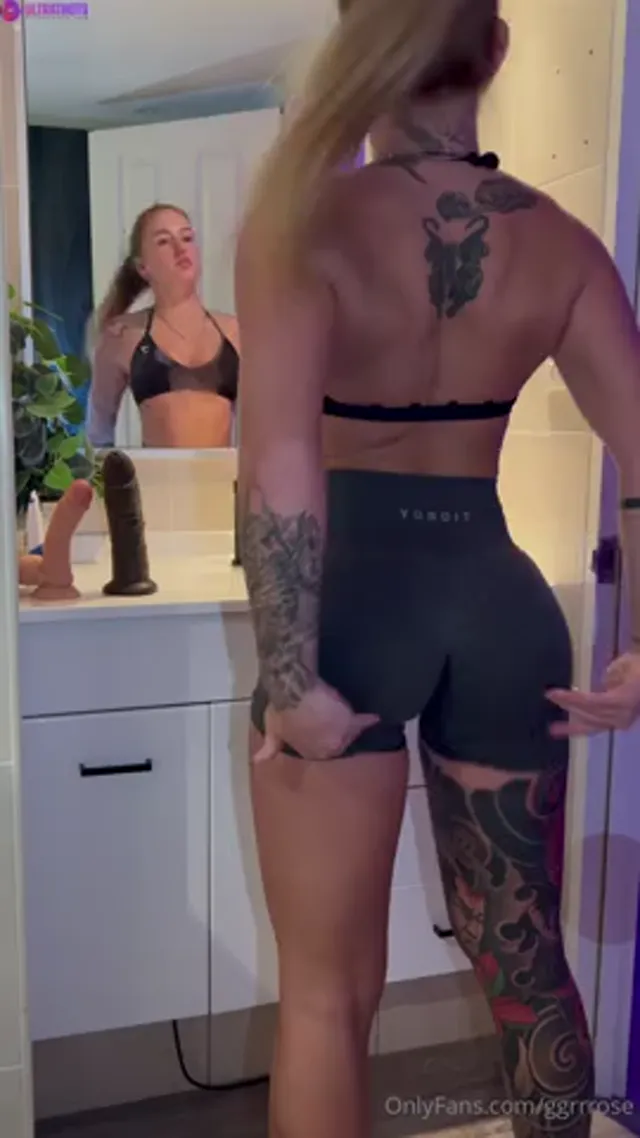 Gemma Rosenberg Strips Naked And Fucks Pussy with Dildo