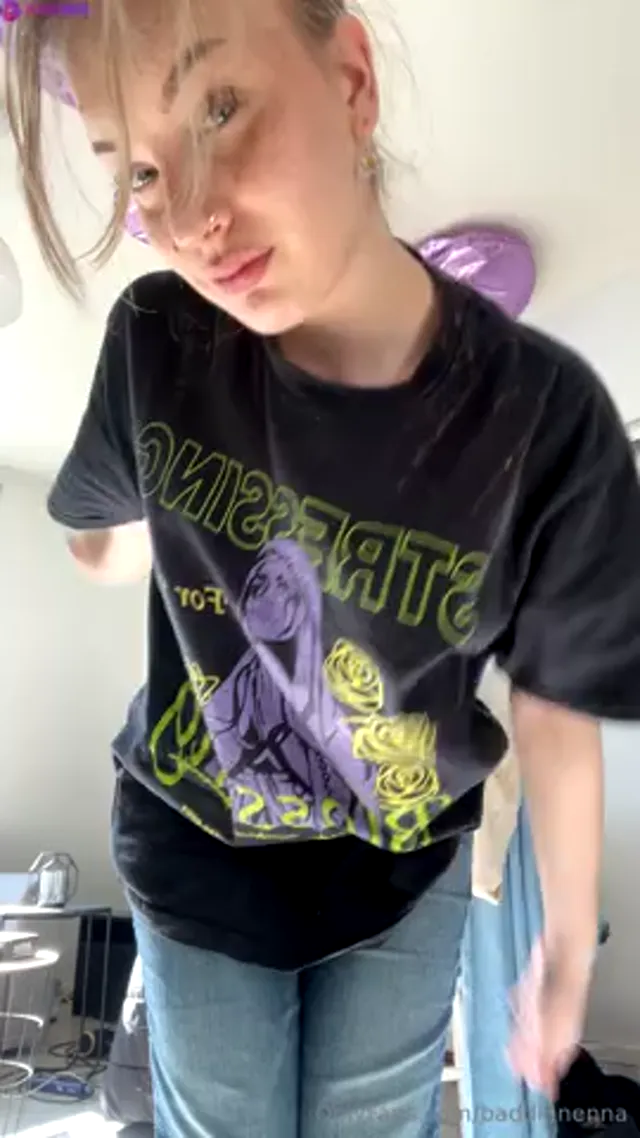 Finnish Cutie Baddienenna Stripping Naked