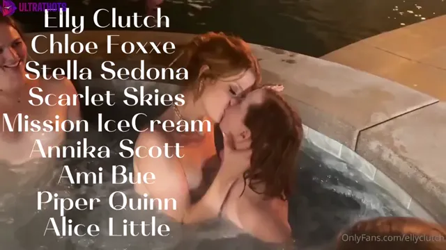 Ami Bue Joins Lesbian Orgy In The Hot Tub