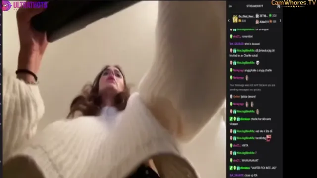 Swedish Ida Asperud accidentally shows her breasts during a twitch stream