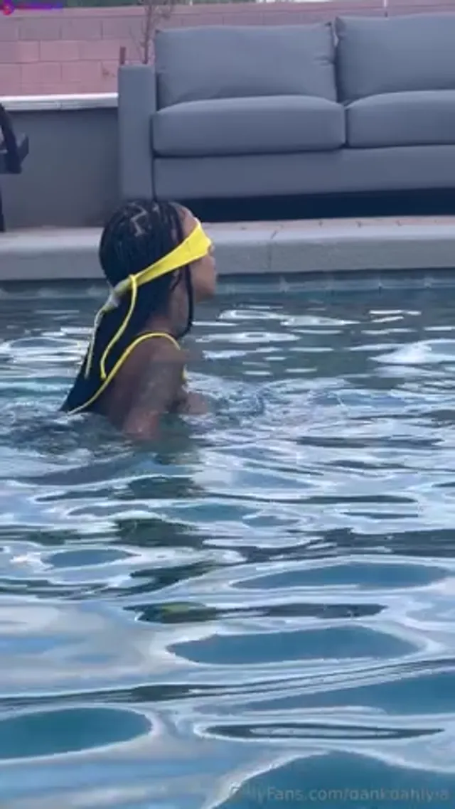 Theonlysafarii Hot Lesbian Kissing in Pool