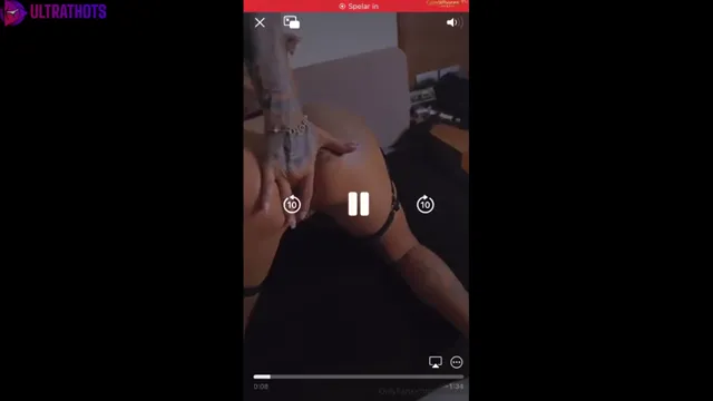 Swedish babe kattpaow playing with toy