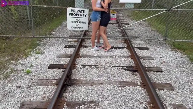 Public Double Blowjob and Messy Facial with Two Hot MILFs
