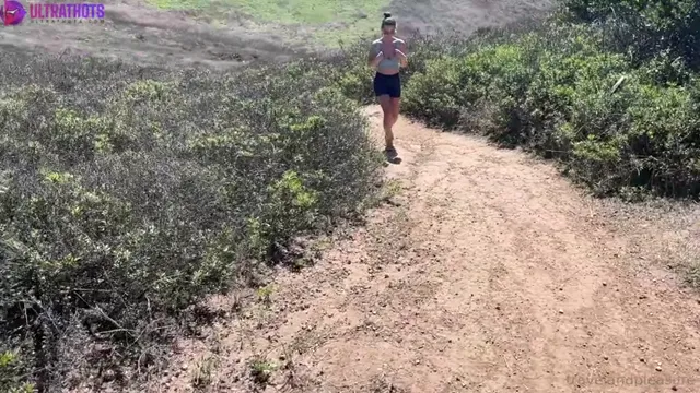 TravelAndPleasure Playing With Tits On The Hiking Trail