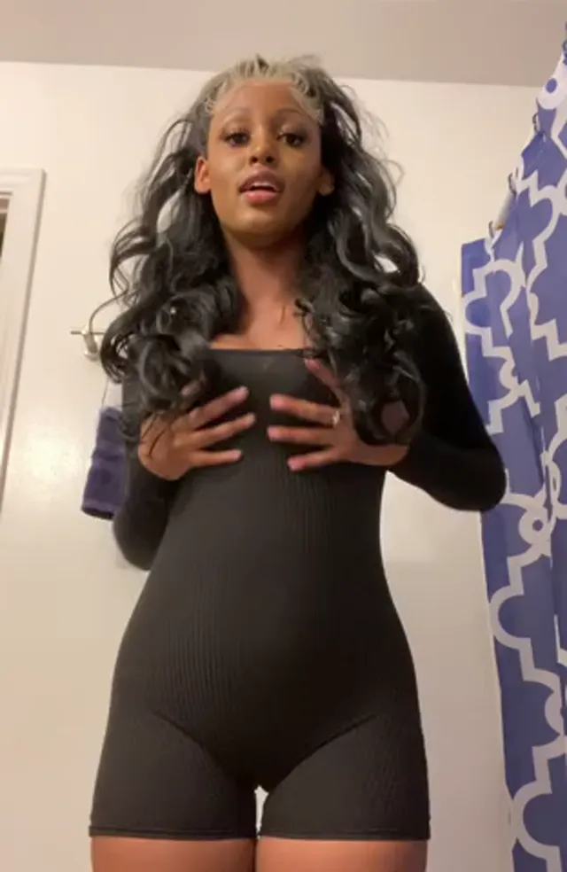 Spirituals1ut Strips With Bouncing Tits