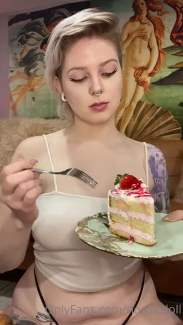 Nordicdoll and her Big Tits with lots of touching