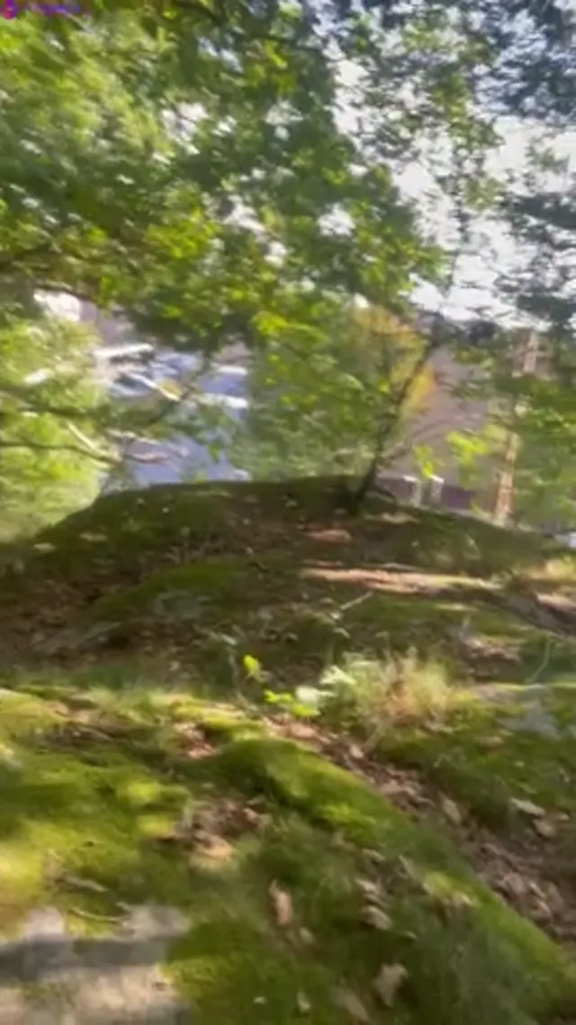 Swedish Nell Kronberg outdoor masturbation