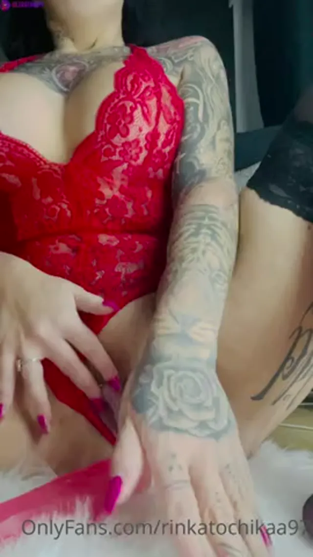 Finnish Slut with Big Tits Rinkatochikaa97 Toying Pussy with Dildo