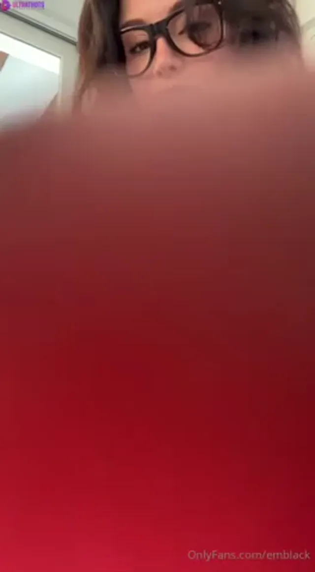 Emily Black Dildofucking Pussy in Slutty Schoolgirl Outfit