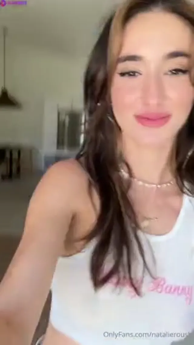 Natalie Roush Hot PPV Video in White Skirt