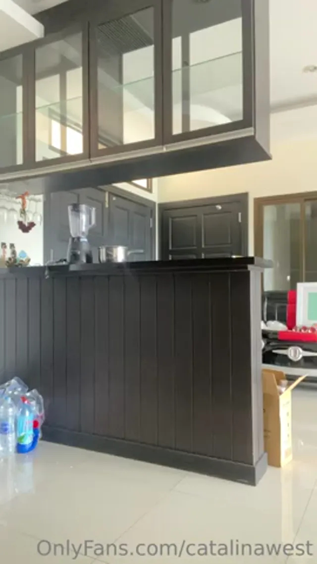 Catalina West Fucks Pussy With Dildo In Maid Uniform