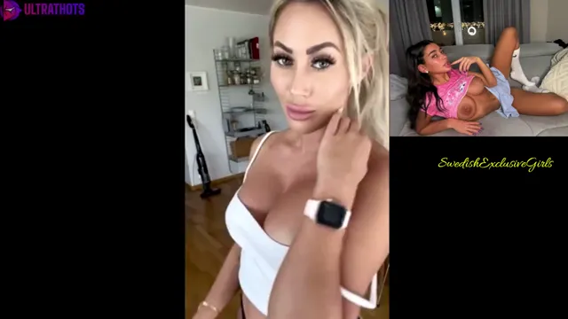 Swedish Paradise Hotel Star Josie Capllonch flashing her big tits