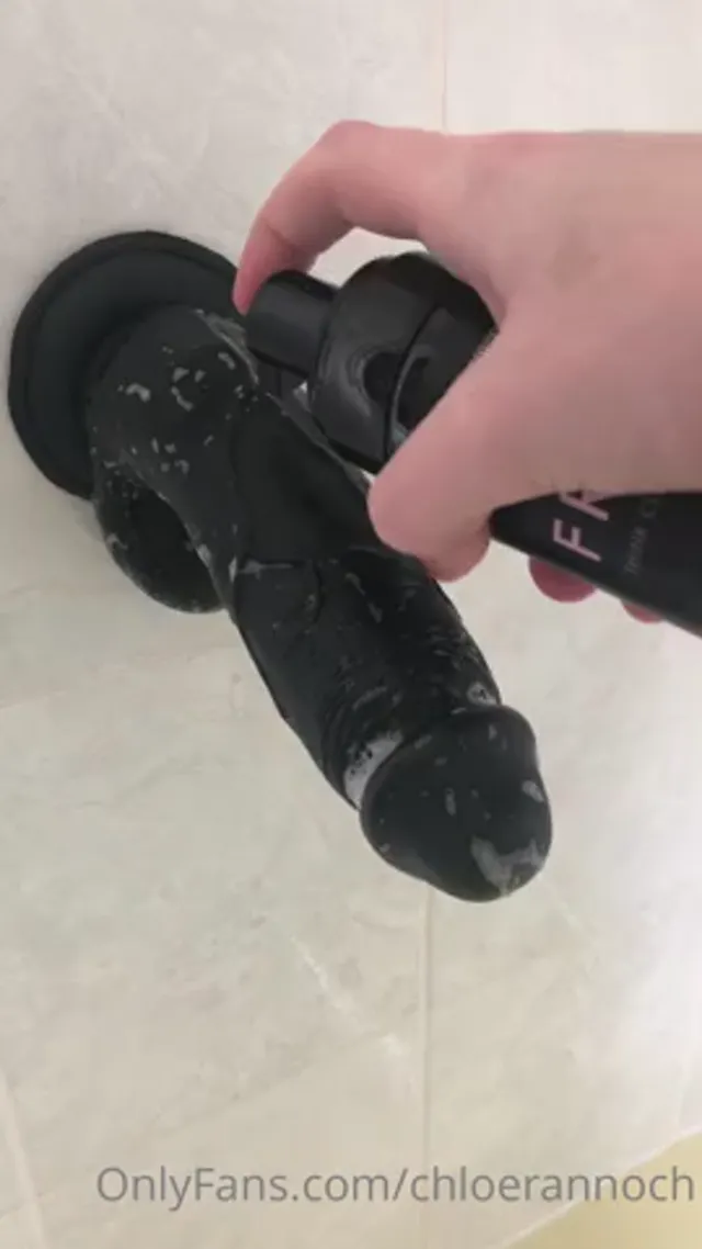 Okichloe Handjob Practice On Big Dildo