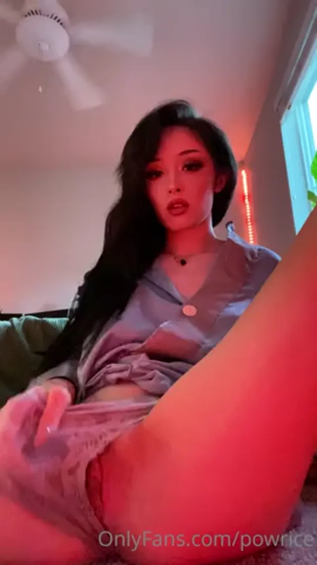 Powrice Pulls Over Panties To Masturbate With Fingers