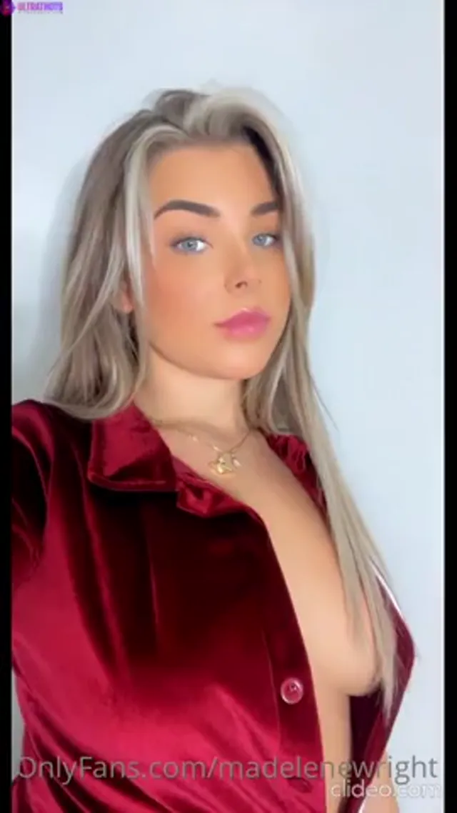 Maddie playing with her boobs