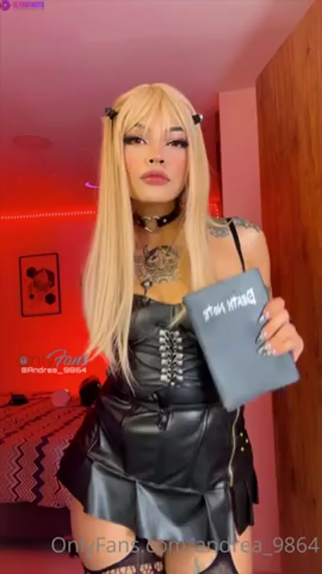 Blonde Mystic Andrea Cosplay Blowjob With Dildo