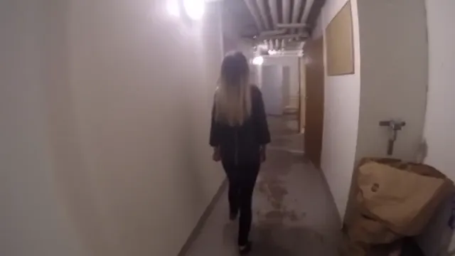 Swedish Babe Fucked in Laundry Room & swallows everything