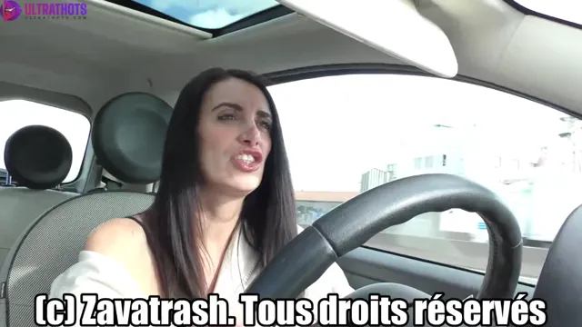 Real French Hotwife Zavatrash Sucking Strangers in Public